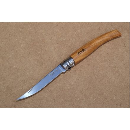 Нож филейный Opinel №10 нержавеющая сталь оливковое дерево 000645