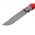 Нож складной Opinel №8 Trekking, нержавеющая сталь, рукоять бук, с кожаным темляком