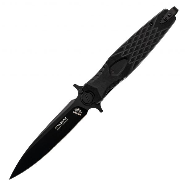 Складной нож Кондор-2 Black Нокс, сталь D2, рукоять G10