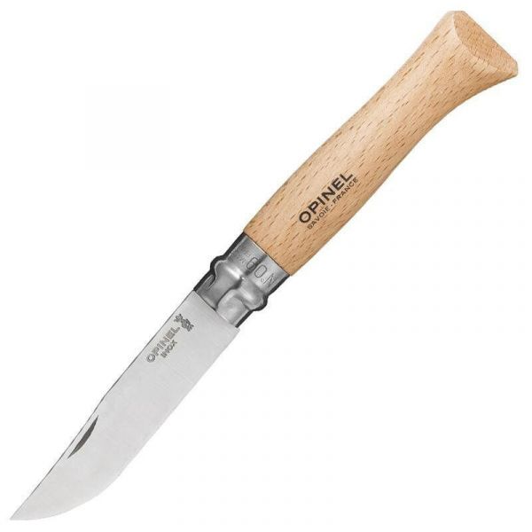 Нож Opinel №9, нержавеющая сталь, рукоять дуб